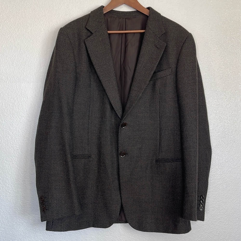 Armani Collezioni Charcoal Gray Blazer